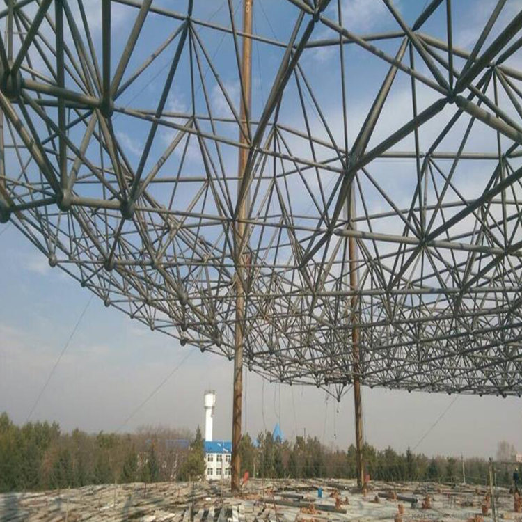 果洛球形网架钢结构施工方案